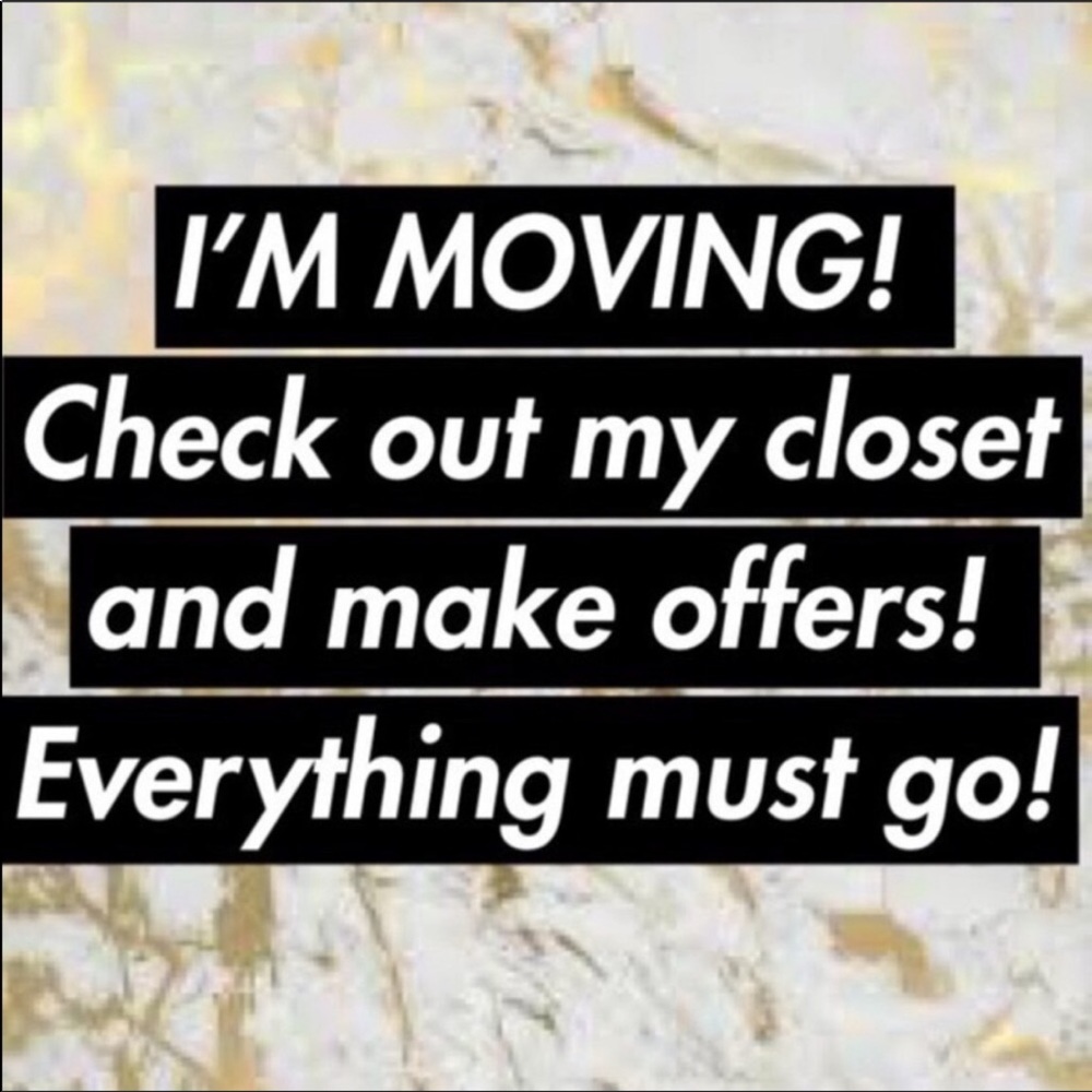 MOVING SALE